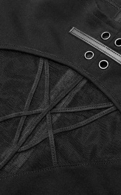 Punk Rave A La Morte Mesh Yoke Top 13 Punk Rave A La Morte Mesh Yoke Top