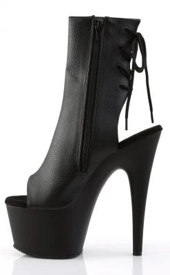 Pleaser ADORE-1018 Black Matte Ankle Boots