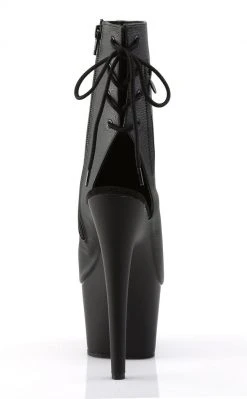 Pleaser ADORE-1018 Black Matte Ankle Boots