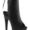 Pleaser ADORE-1018 Black Matte Ankle Boots