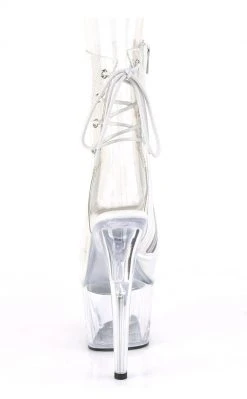 Pleaser ADORE-1018C Clear/ Clear Ankle Boots Pole Shoes