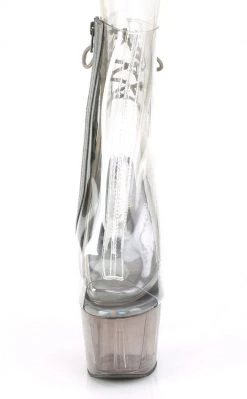 Pleaser Pole Shoes ADORE-1018CT Clear/Smoke Tinted Heels