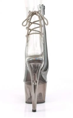 Pleaser Pole Shoes ADORE-1018CT Clear/Smoke Tinted Heels