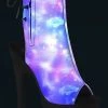 Pleaser ADORE-1018REFL Galaxy Reflective Ankle Boots