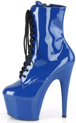 Pleaser Pole Shoes ADORE-1020 Royal Blue Ankle Boots