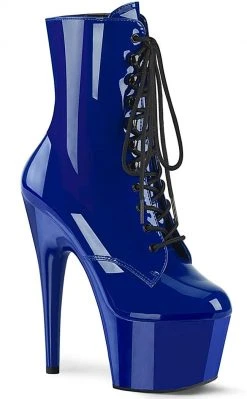 Pleaser Pole Shoes ADORE-1020 Royal Blue Ankle Boots