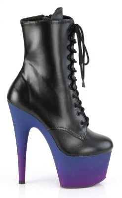 Pleaser ADORE-1020BP Matte Ombre Platform Ankle Boots