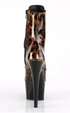 Pleaser ADORE-1020LP Leopard Ankle Boots