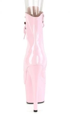 Pleaser Pole Shoes ADORE-1021 Baby Pink Ankle Boots