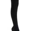 Pleaser ADORE-3008 Black Faux Suede Thigh High Boots Pole Shoes