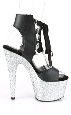 Pleaser ADORE-700-14LG Silver Heels