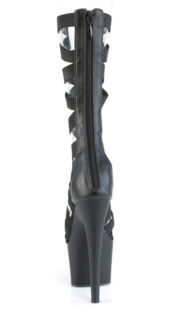 Pleaser ADORE-700-48 Black Matte Sandals 6 Pleaser ADORE-700-48 Black Matte Sandals