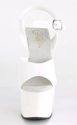 Pleaser Pole Shoes ADORE-708N White Jelly-Like Heels