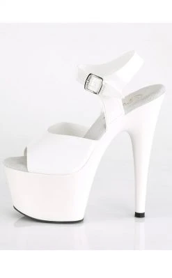 Pleaser Pole Shoes ADORE-708N White Jelly-Like Heels