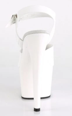 Pleaser Pole Shoes ADORE-708N White Jelly-Like Heels