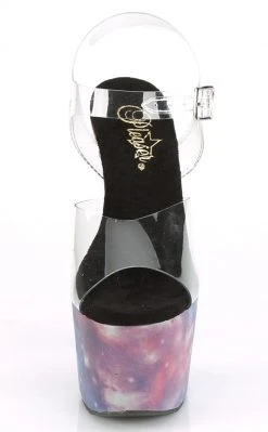 Pleaser Pole Shoes ADORE-708REFL Purple-Blue Reflective Heels 8 Pleaser Pole Shoes ADORE-708REFL Purple-Blue Reflective Heels