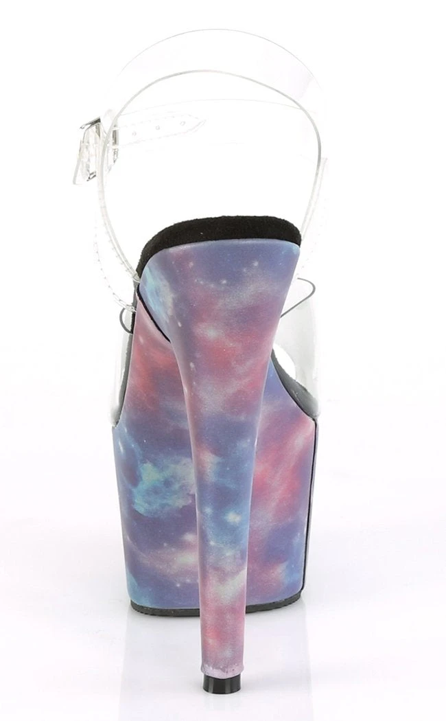 Pleaser Pole Shoes ADORE-708REFL Purple-Blue Reflective Heels 6 Pleaser Pole Shoes ADORE-708REFL Purple-Blue Reflective Heels
