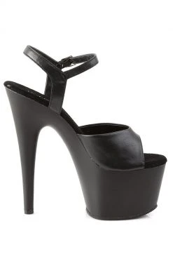 Pleaser ADORE-709 Black Matte Heels