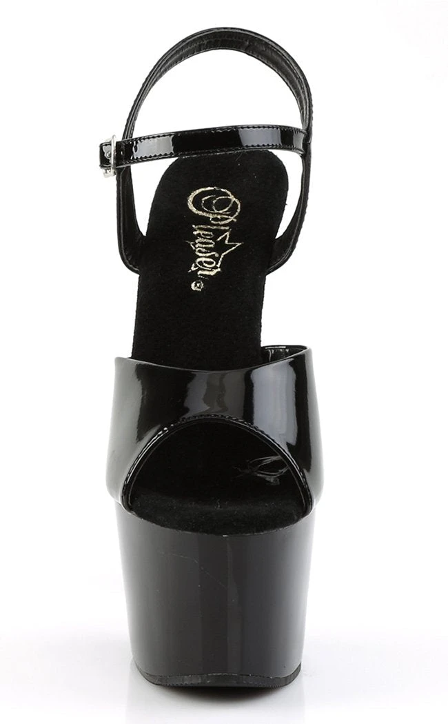 Pleaser ADORE-709 Black Patent Heels Pole Shoes 4 Pleaser ADORE-709 Black Patent Heels Pole Shoes