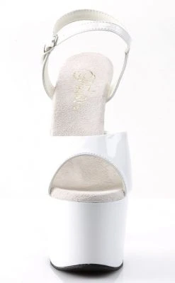 Pleaser ADORE-709 White Heels Pole Shoes