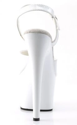 Pleaser ADORE-709 White Heels Pole Shoes