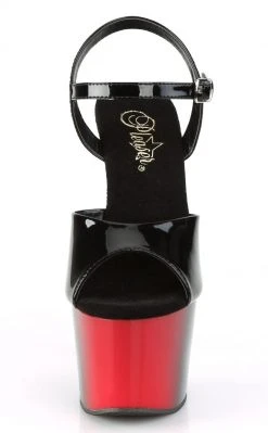 Pleaser ADORE-709BR Red Black Heels