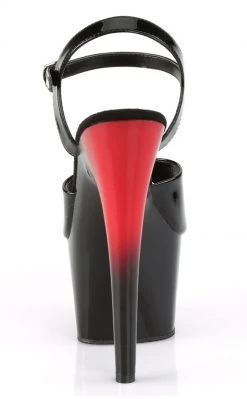 Pleaser ADORE-709BR Red Black Heels
