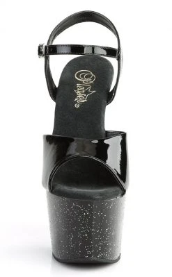 Pleaser ADORE-709MG Black Heels