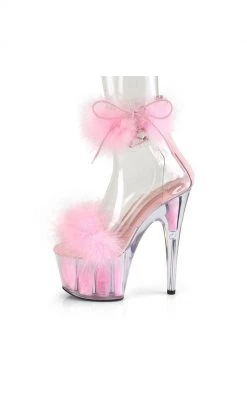 Pleaser Pole Shoes ADORE-724F Pink Fur Heels