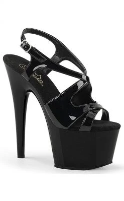 Pleaser ADORE-730 Black Heels