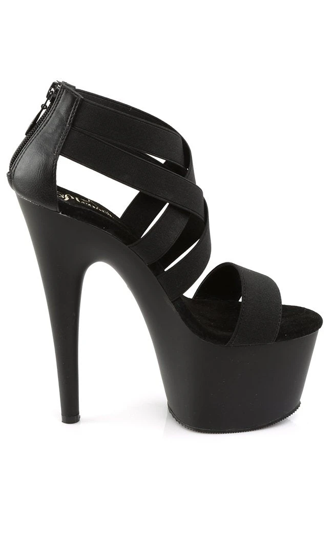 Pleaser ADORE-769 Black Matte Heels 7 Pleaser ADORE-769 Black Matte Heels