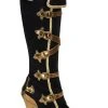 Funtasma ARENA-2012 Blk Microfiber-Gold Pu Boots
