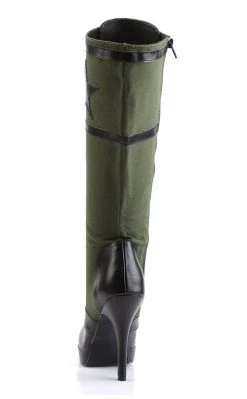 Funtasma ARENA-2022 Blk Pu-Army Green Canvas Boots