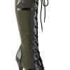 Funtasma ARENA-2022 Blk Pu-Army Green Canvas Boots