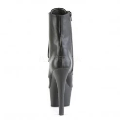 Pleaser ASPIRE-1021 Black Matte Ankle Boots