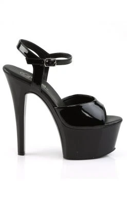 Pleaser Pole Shoes ASPIRE-609 Black Heels