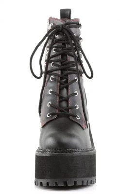 Demonia Shoes ASSAULT-100 Black Combat Boots