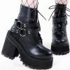Demonia ASSAULT-101 Black Combat Boots (Au Stock) Shoes