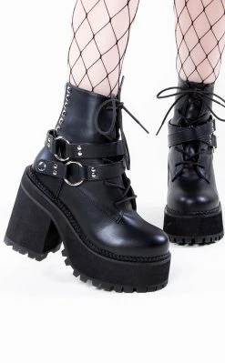 Demonia ASSAULT-101 Black Combat Boots