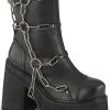 Demonia ASSAULT-66 Black Vegan Chain Boots 2 Demonia ASSAULT-66 Black Vegan Chain Boots