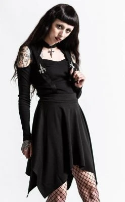 Killstar Clothing Aggie Suspender Skirt