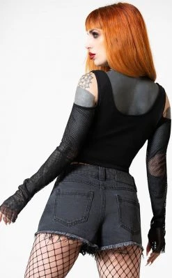 Killstar Alchemille Denim Shorts