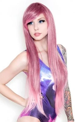 Rockstar Wigs Beauty Alexa Ombre Rose Fade Long Wig