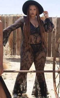 Killstar Clothing Alia Lace Jumpsuit