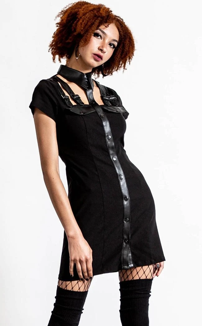 Killstar All Attitude Cut Out Dress | Black Clothing 5 Killstar All Attitude Cut Out Dress | Black Clothing