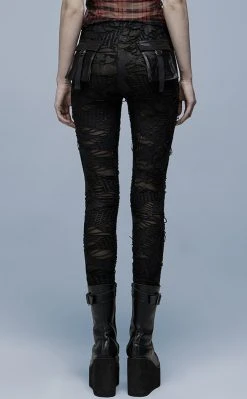 Punk Rave Clothing All Torn Up Leggings 10 Punk Rave Clothing All Torn Up Leggings