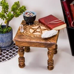 TB Altar Table | Square Pentagram Home & Gifts