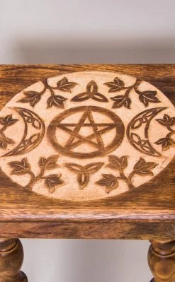 TB Altar Table Square Triple Moon Witchcraft