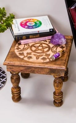 TB Altar Table Square Triple Moon Witchcraft