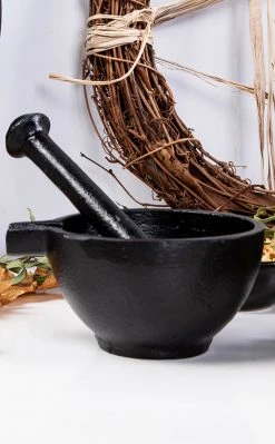 TB Aluminium Mortar & Pestle With Pourer